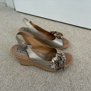 B*O*C Born Concepts  Womens Slingback Wedge Sandals